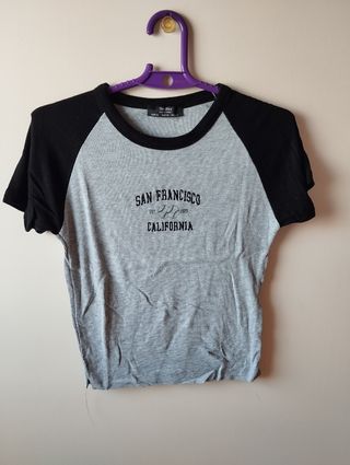 Top Bershka San Francisco Gris - M