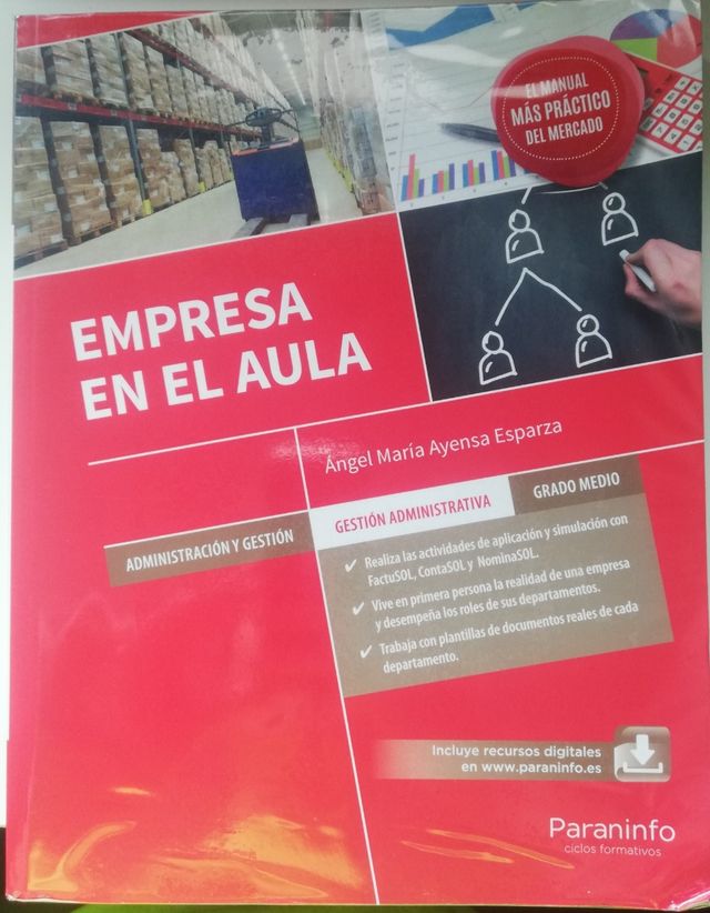 Empresa en el aula (Edición 2016). Paraninfo.