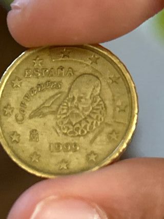 Moneda 10 céntimos Cervantes 1999 escucho ofertas