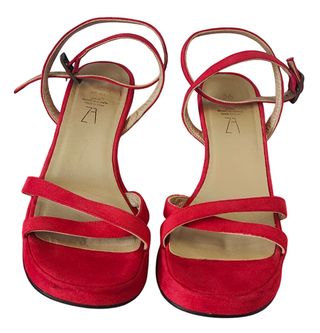 Sandalias de Zara rojas 