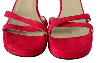 Sandalias de Zara rojas 