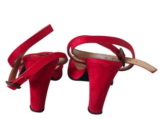 Sandalias de Zara rojas 