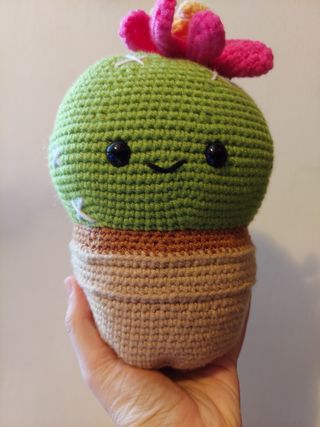 Cactus amigurumi kawaii