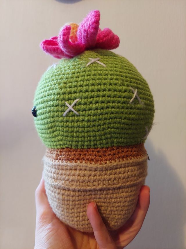 Cactus amigurumi kawaii