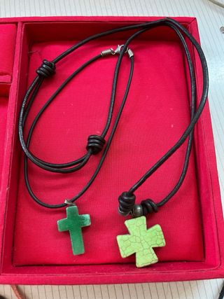 Lote 13 collares hippies/bohemios y 2 pulseras paz