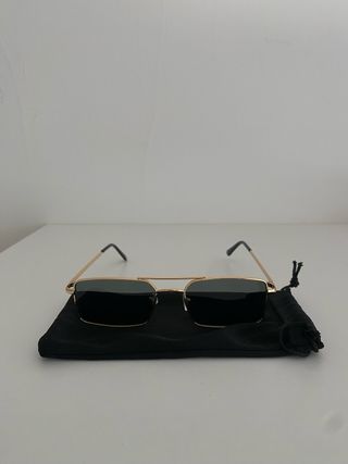 Occhiali da sole vintage oro