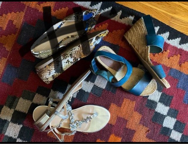 OPORTUNIDAD!! Lote zapatos verano n° 38