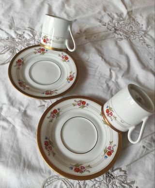 2 Tazze Caffè Winterling Oro