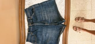 Shorts vaqueros M - Azul
