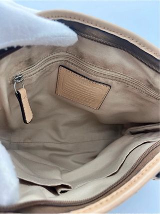 Mini Tote Coach Signature con tracolla rimovibile