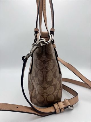 Mini Tote Coach Signature con tracolla rimovibile