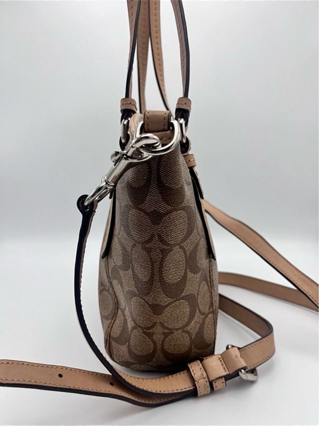 Mini Tote Coach Signature con tracolla rimovibile