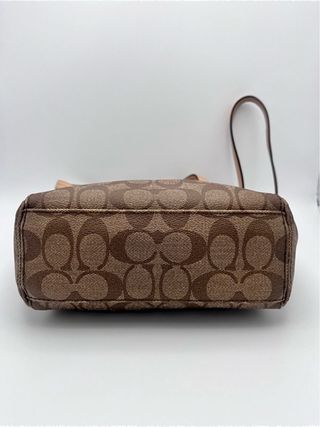 Mini Tote Coach Signature con tracolla rimovibile