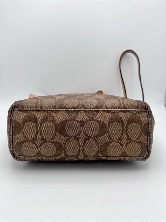 Mini Tote Coach Signature con tracolla rimovibile