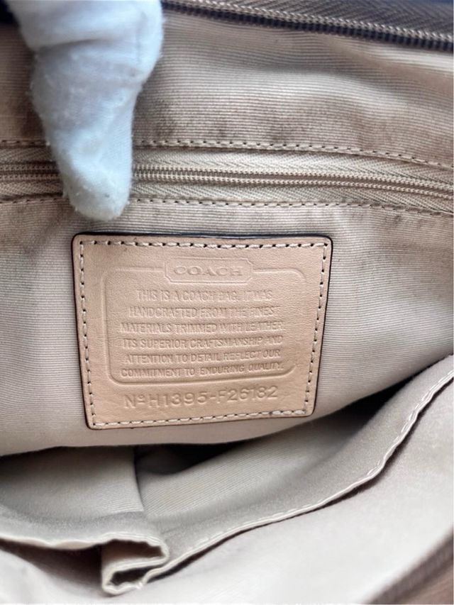 Mini Tote Coach Signature con tracolla rimovibile