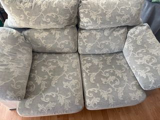 2 Sofás cama 2 y 3 plazas - Gris claro