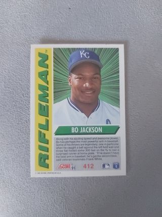 Bo Jackson 1991 Score Rifleman #412