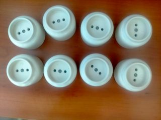 8 Tomas Corriente Porcelana Vintage