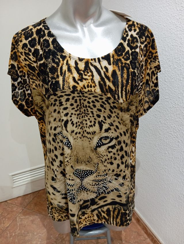 Camiseta leopardo | Talla M