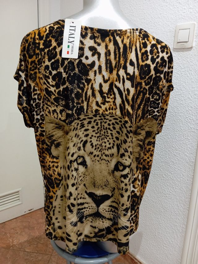 Camiseta leopardo | Talla M