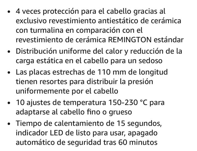 Plancha Remington Ceramic 215 - Nueva