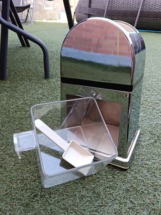 Picadora hielo manual cromada