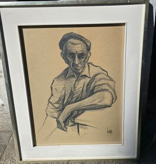 Dibujo enmarcado - Retrato