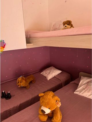 Cameretta bimbi: 3 lettini