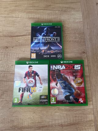 3 Juegos Xbox One: FIFA 15, NBA 2K15, Star Wars 