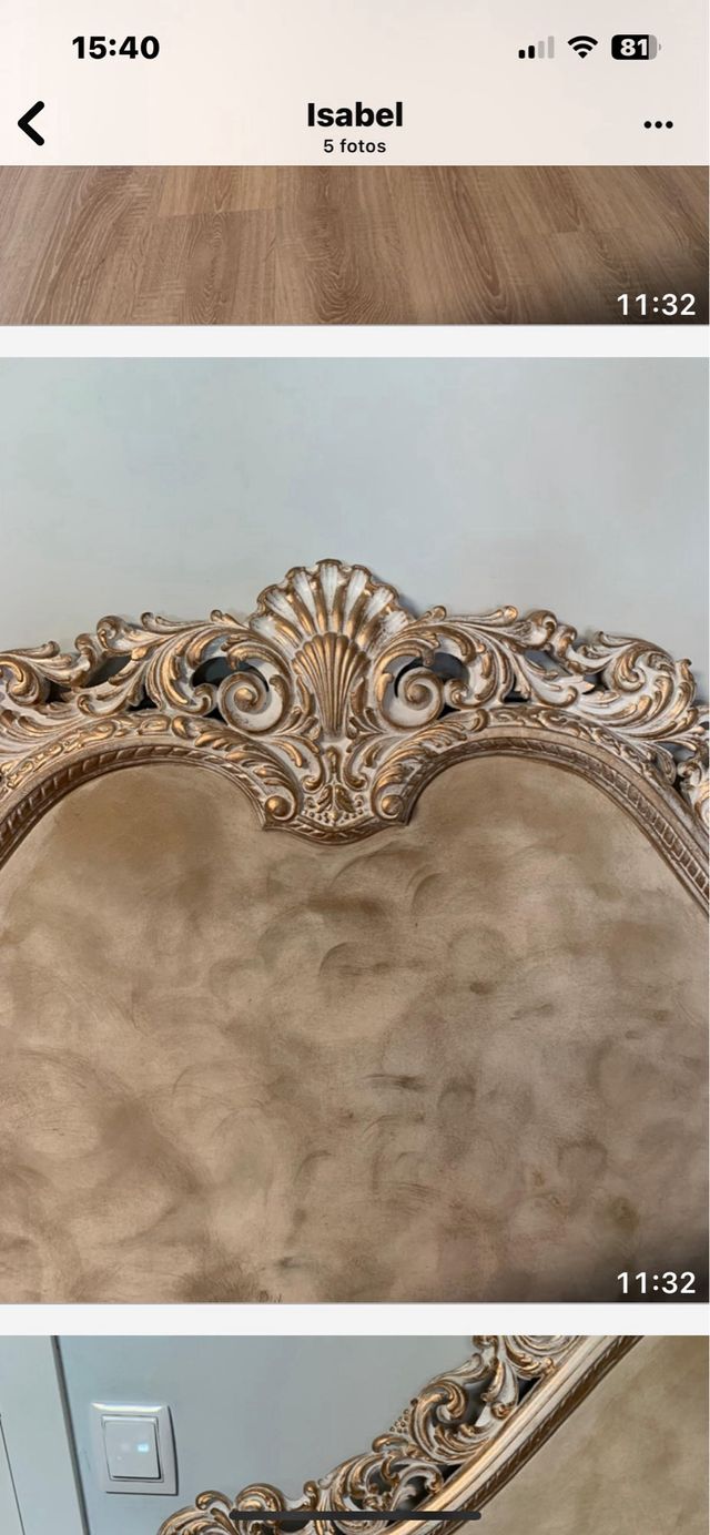 Cabezal cama estilo vintage