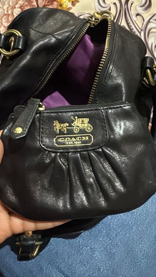 Bolso Coach vintage negro