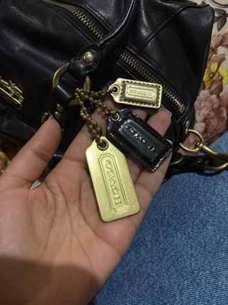 Bolso Coach vintage negro