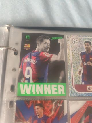 Cromos Lewandowski - Barça
