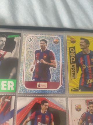 Cromos Lewandowski - Barça