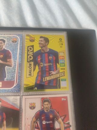 Cromos Lewandowski - Barça