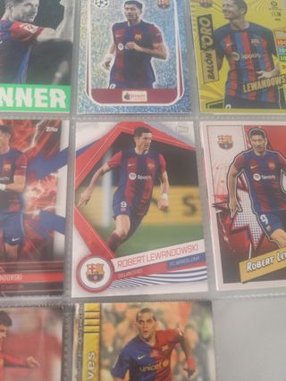 Cromos Lewandowski - Barça