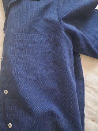 Camisa azul rayas finas - Impecable