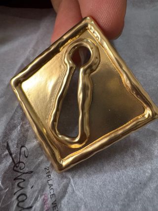 Schiaparelli - Pendientes dorados