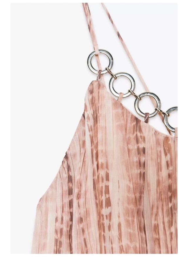 Vestido largo tie dye ZARA