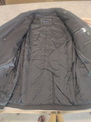 Abrigo negro Massimo Dutti Hombre