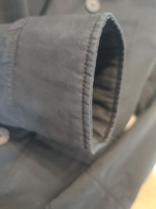 Abrigo negro Massimo Dutti Hombre
