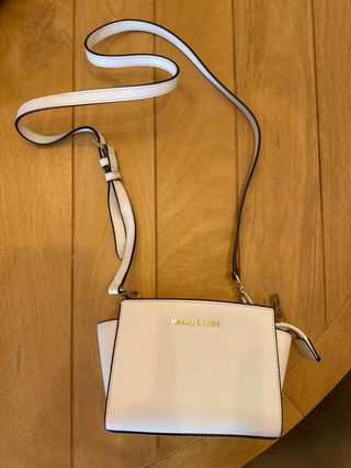 Bolso Michael Kors blanco mini