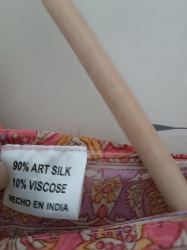 Vestido largo estampado verano