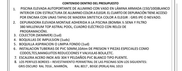 Piscina desmontable 3x5m - Azul
