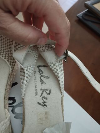 Alpargatas Lola Rey beige 38