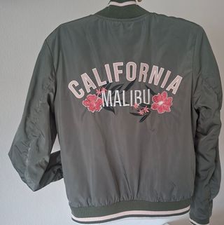 Giacca Bomber Verde Ragazza 12-13 anni