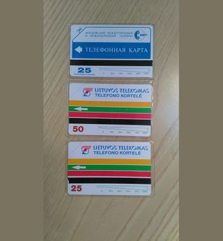 Carte TELEFONICHE INTERNAZIONALI RUSSIA LITUANIA