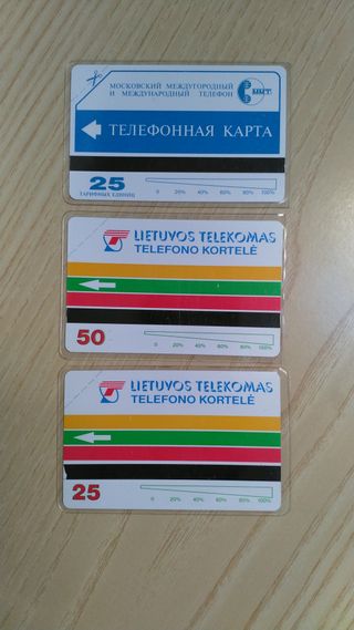 Carte TELEFONICHE INTERNAZIONALI RUSSIA LITUANIA