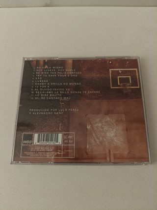 CD Alejandro Sanz - No Es Lo Mismo