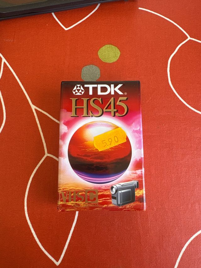VHS TDK HS45 - Cinta VHS